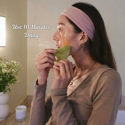 Jade Face Roller & Gua Sha