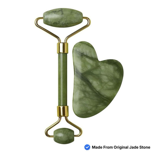 Jade Face Roller & Gua Sha
